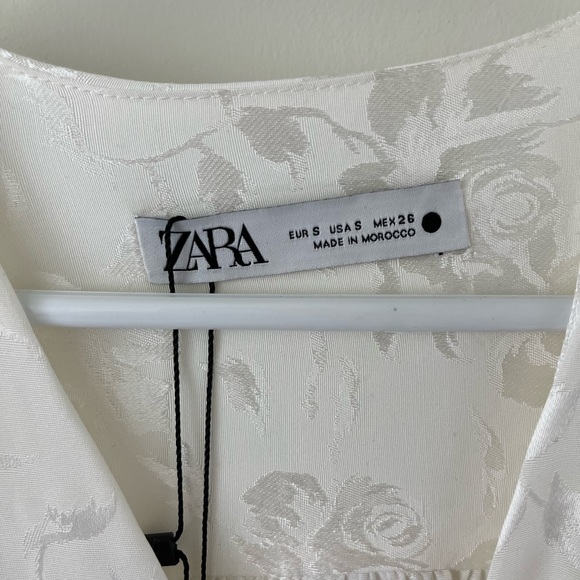 Zara blouse twist crop top - Picture 8 of 9